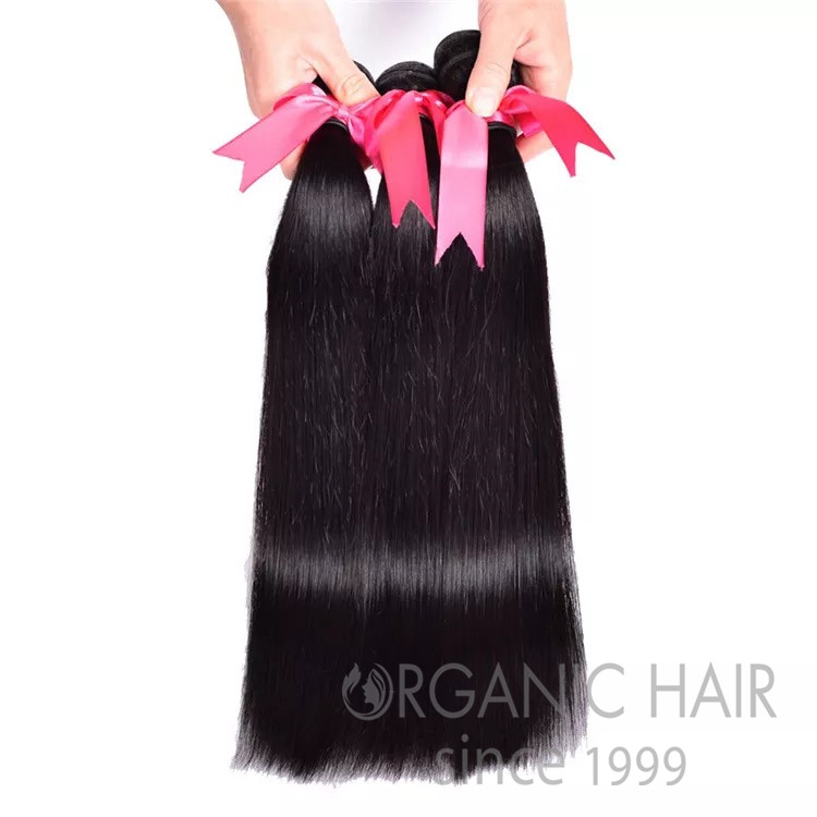 Long human hair extensions for short hair 